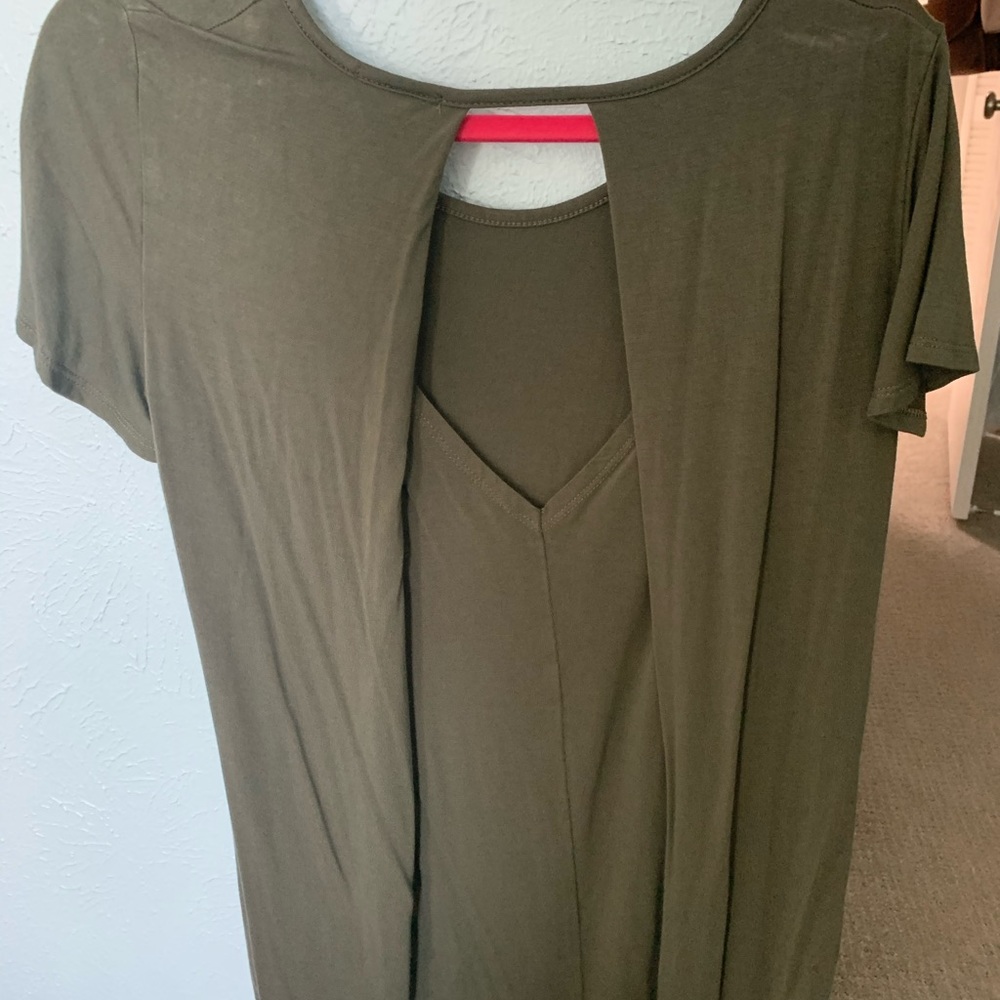 Open Back Shirt